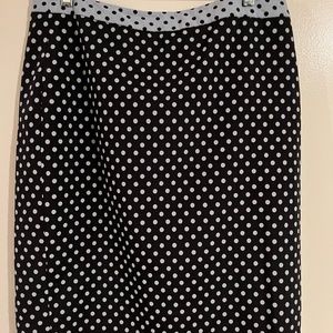 The Limited Polka Dot Pencil Skirt